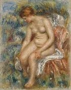 Pierre-Auguste Renoir Seated Bather Drying Her Leg, Sweden oil painting artist